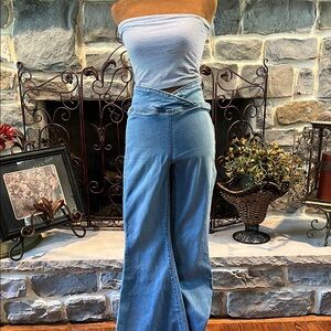 Free People High Rise Flare Jeans